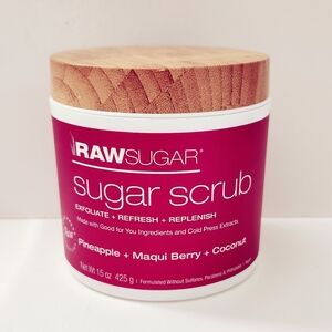 💚2/$20 Raw Sugar Pineapple + Maqui Berry + Coconut Sugar Scrub